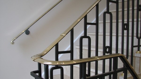 Steel and Brass Staircase North Lancashire