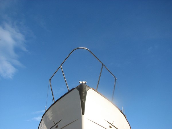 Stainless steel pulpit Glasson Marina