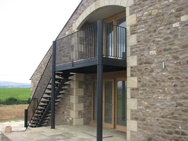 External Balcony and Staircase