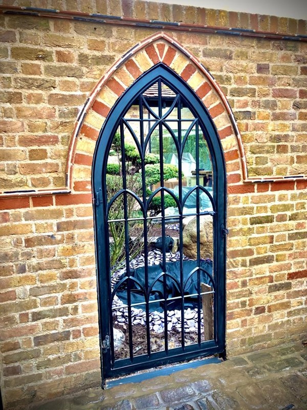 Architectural Gothic Style Wrought iron Garden Gates 