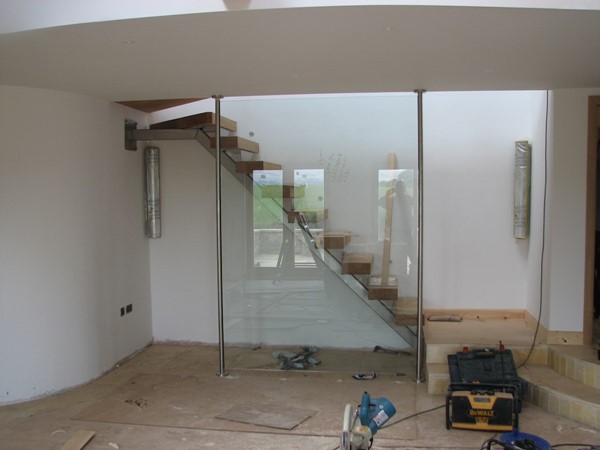   Toughened Glass Feature Wall