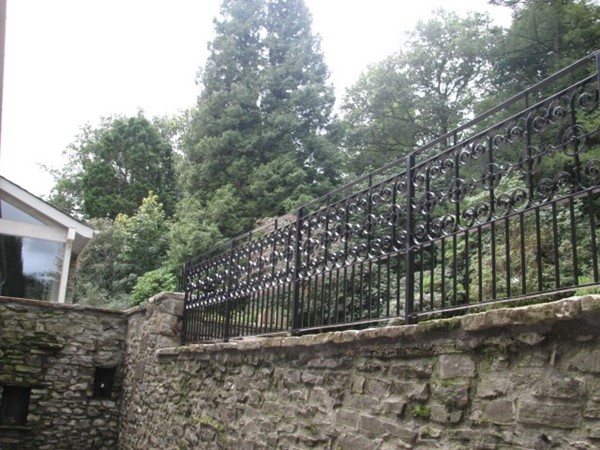 Wrought Iron Garden Railings in Cumbria Lancashire North Yorkshire 